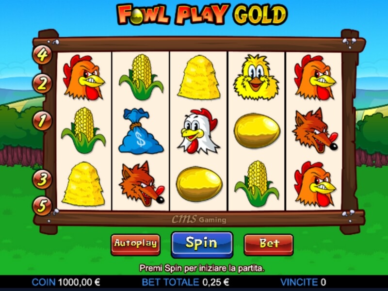 Screenshot Fowl Play Gold - Slot Gallina da Bar