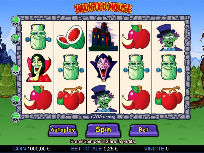 Screenshot Haunted House - Slot Casa Stregata